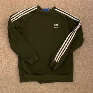 Olive Adidas Crew Neck